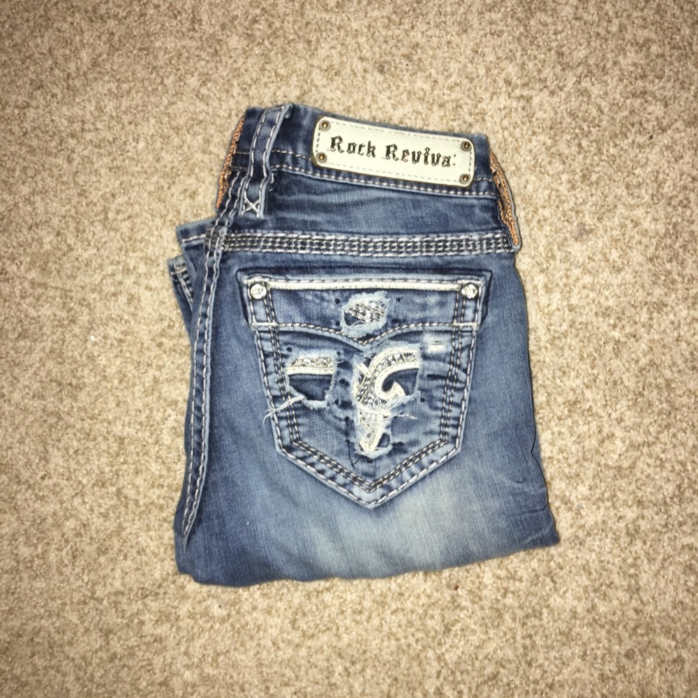 Women’s rock revival jeans
